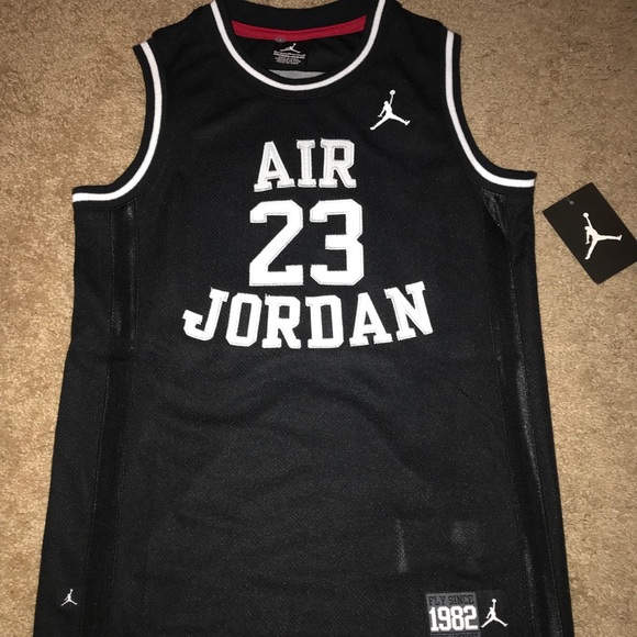Nike Air Jordan Brand New Jersey Size L 12-13 Yrs - Picture 1 of 5